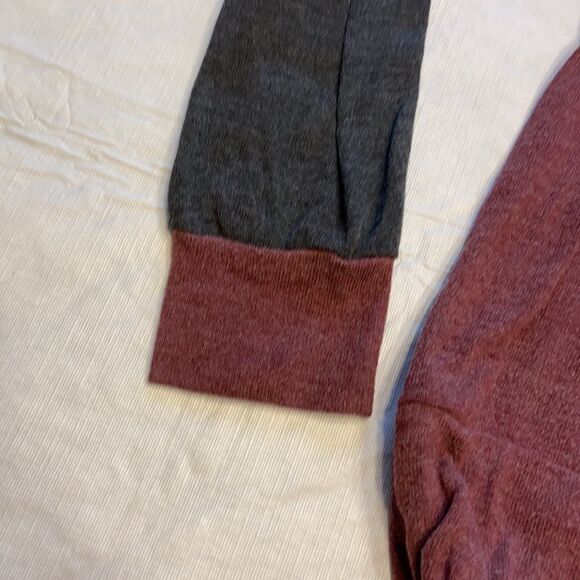 Maroon Graphic Long Sleeve Top - Picture 5 of 6